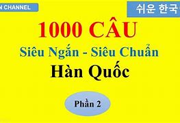 1000 Câu Tiếng Hàn Thông Dụng Pdf