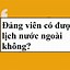 Báo Cáo Kết Quả Đi Nước Ngoài Về