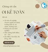 Thông Báo Tuyển Dụng Kế Toán Viên